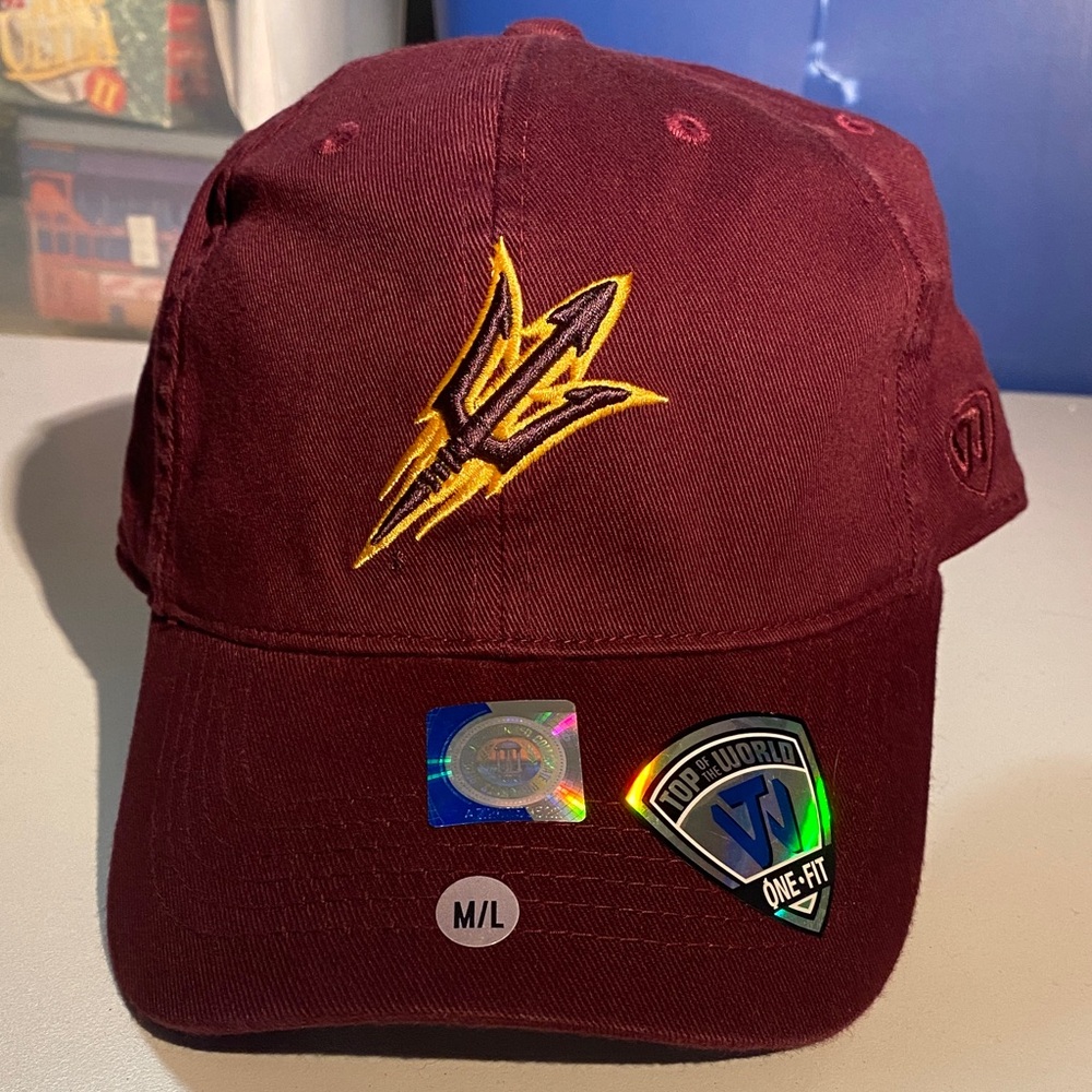 Arizona State Sun Devils NCAA Burgundy Cap Hat Men’s